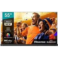 TV OLED 55" Hisense 55A9GQ - 4K, 100 Hz, HDMI 2.1, HDR 10+, Barre de son 120W, Dolby Atmos, DTS, ALLM/VRR (Via 99,90€ sur carte fidélité)