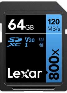 Carte SDXC Lexar High-Performance 800x - 64 Go