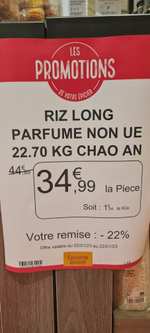 Riz long parfumé sac de 22.7kg - Laval (53)