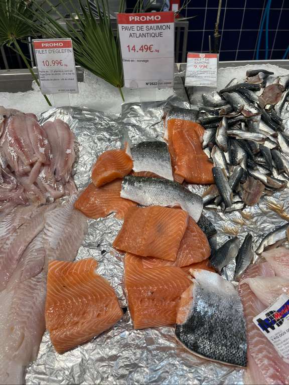 Pavés de saumon frais - Auchan de Nogent Sur Oise (60)