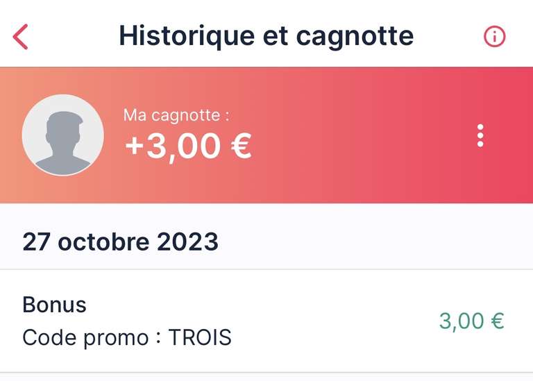 3€ offerts dans votre cagnotte Karos sur iOS et Android
