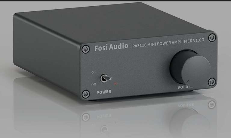 Amplificateur Hi-FI Fosi Audio V1.0G - TPA3116, Classe D 50W x2 (Via coupon - Vendeur tiers)