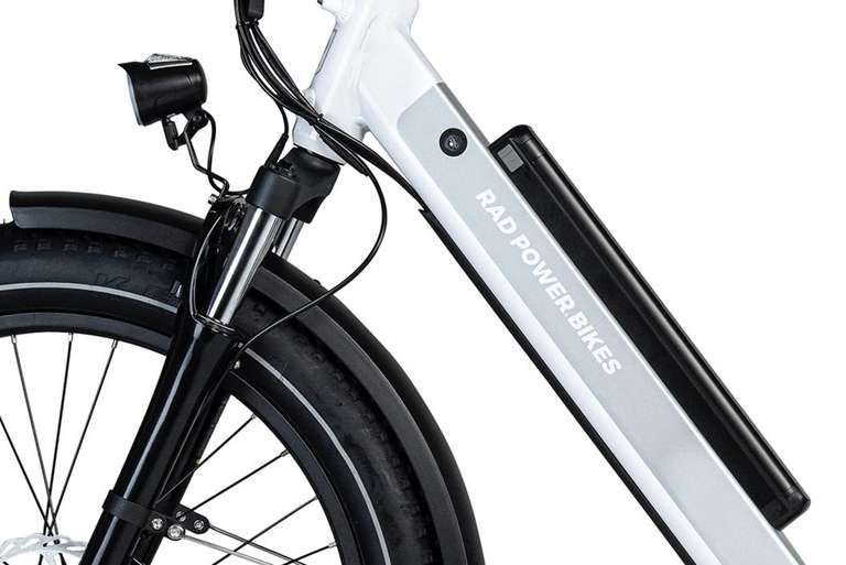 Vélo éléctrique Fat bike RadRhino 6 Plus, batterie intégrée 672 Wh, suspension avant, poignée de démarrage (radpowerbikes.eu)