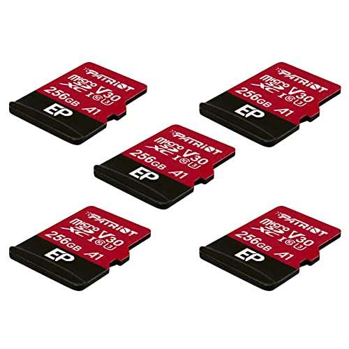 Lot de 5 cartes Micro SD Patriot - 256go (Vendeur tiers)
