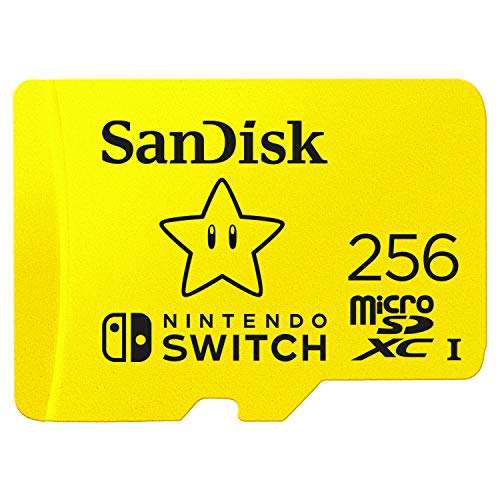 Carte micro SDXC SanDisk - 256 Go, UHS-I, compatible Nintendo Switch