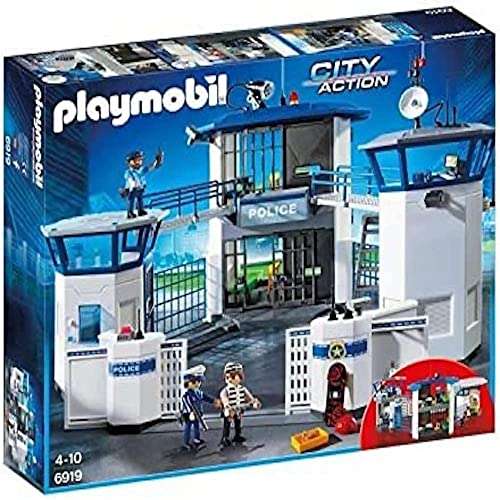 Jeu de construction Playmobil City Action - Commissariat de police avec prison (6919)