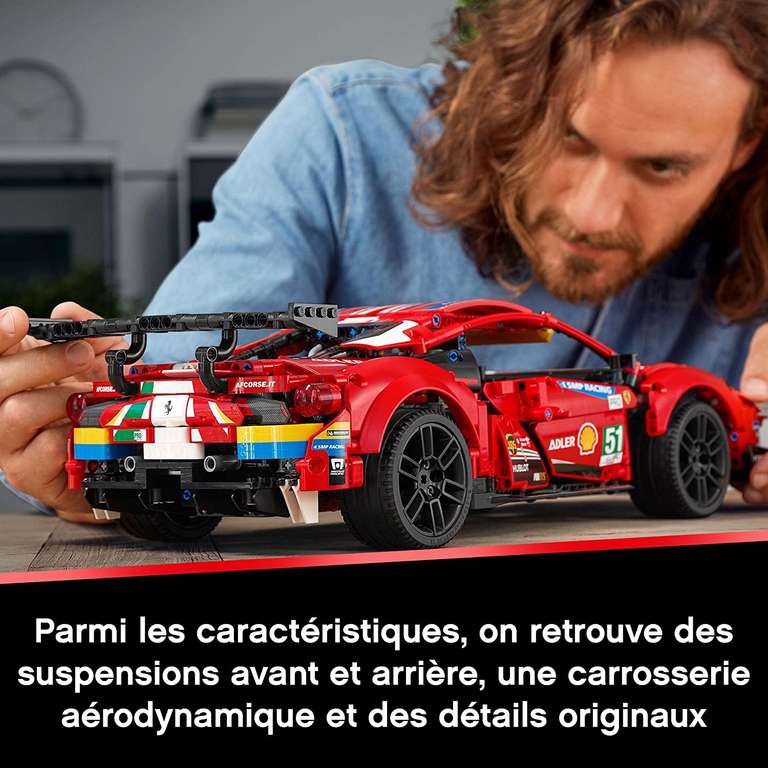 Jouet Lego Technic Ferrari 488 GTE AF Corse 51 42125 (Sélection de magasins)