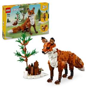 Jouet Lego Creator 3-en-1 Les Animaux de la Forêt : Le Renard Roux 31154