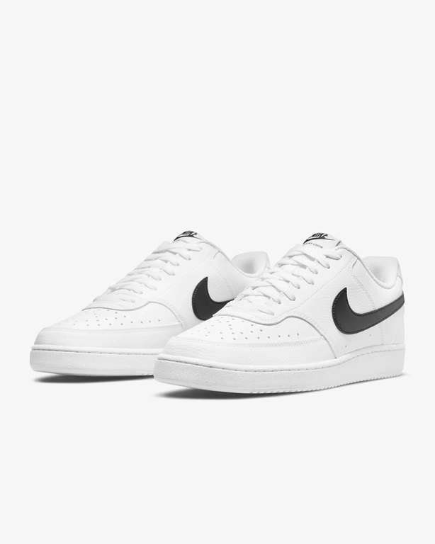 [Team Intersport] Sneakers pour Homme Nike Court Vision Low Next Nature - Blanches, Plusieurs tailles disponibles