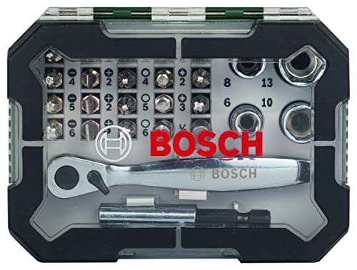 Jeu de 26 embouts de tournevis et cliquets Bosch –