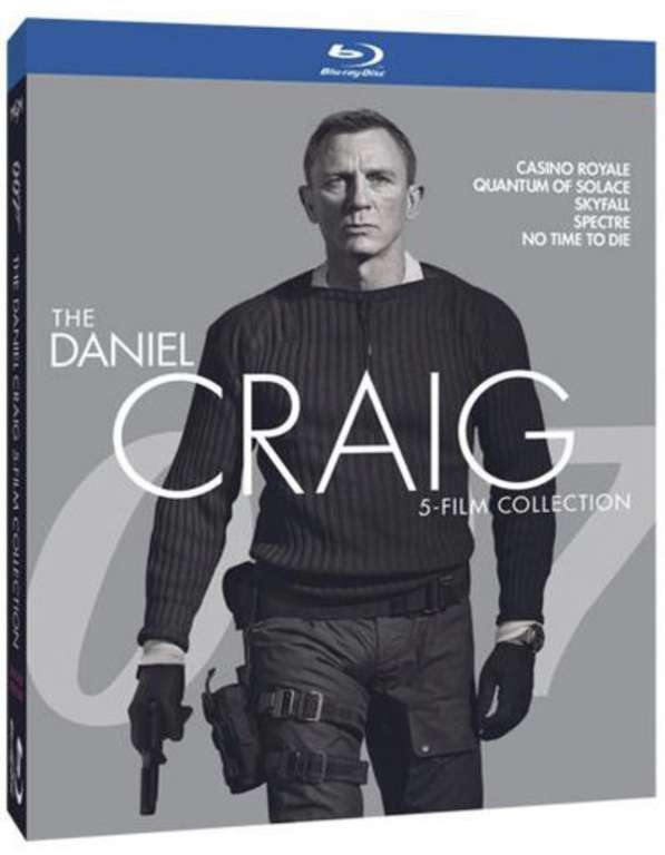 Coffret Blu-ray : James Bond 007, Daniel Craig