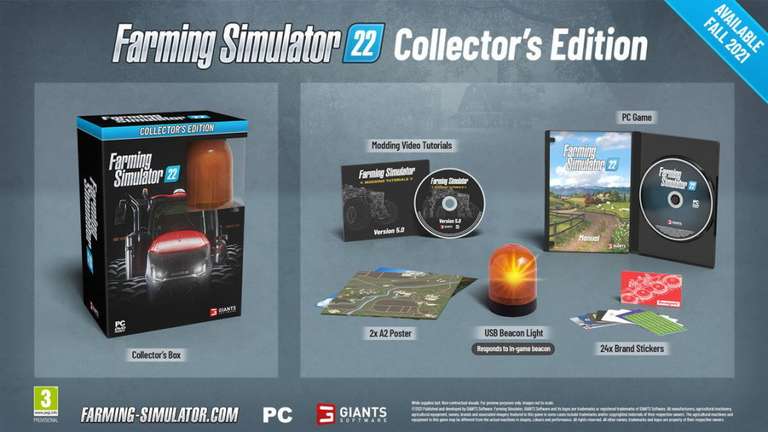Farming Simulator 22 Collector's Edition sur PC (Boite en Anglais)