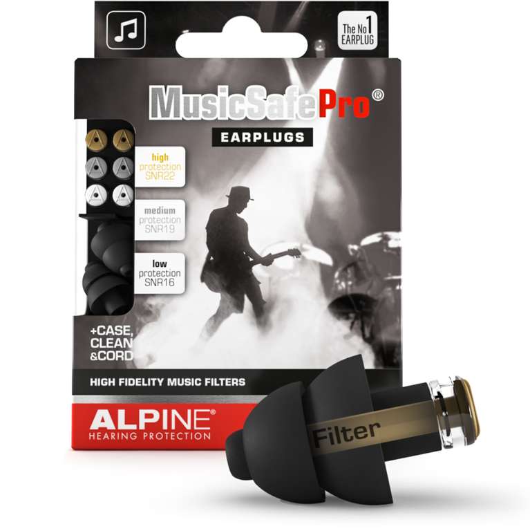 Bouchons d’oreilles Alpine Musicsafe Pro