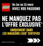 Sélection de Sets Lego offert selon le produit acheté - Ex : Razor Crest acheté = The Child + Mandalorian's N-1 S. Offerts (En magasin LEGO)