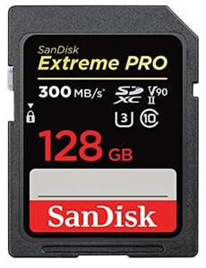 [Prime] Carte mémoire SDXC Sandisk Exrteme Pro - 128Go, 300Mo/s