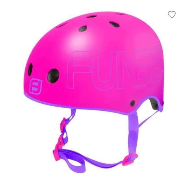 Casque FUNBEE rose bol - Taille S (53/55cm)