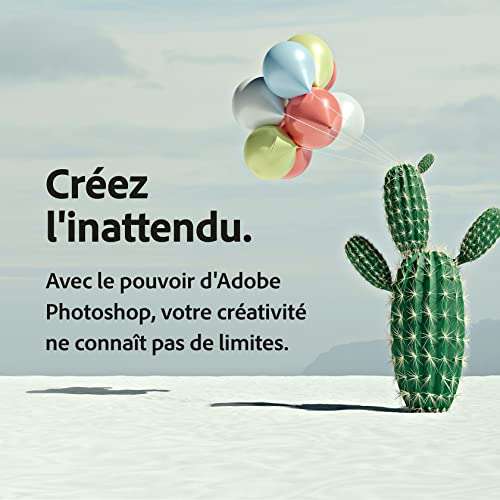 Logiciel Adobe Creative Cloud Photo Photoshop & Lightroom - 20Go (Licence 15 mois) + Antivirus McAfee