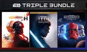 Triple bundle Star Wars - Squadron + Jedi fallen Order + Battlefront 2 (dématérialisé)