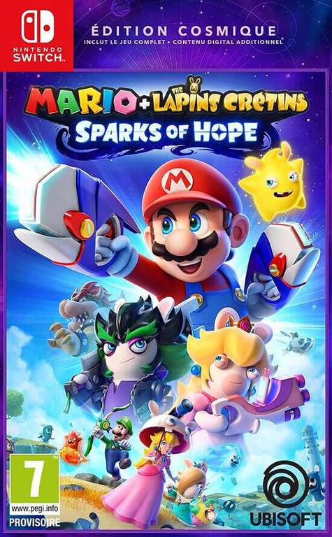 Jeu Mario + Les Lapins Cretins Sparks Of Hope Edition Cosmique sur Nintendo Switch