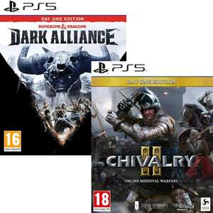 Chivalry 2 ou Dungeons & Dragons Dark Alliance sur PS4/PS5 (Via Retrait en magasin)