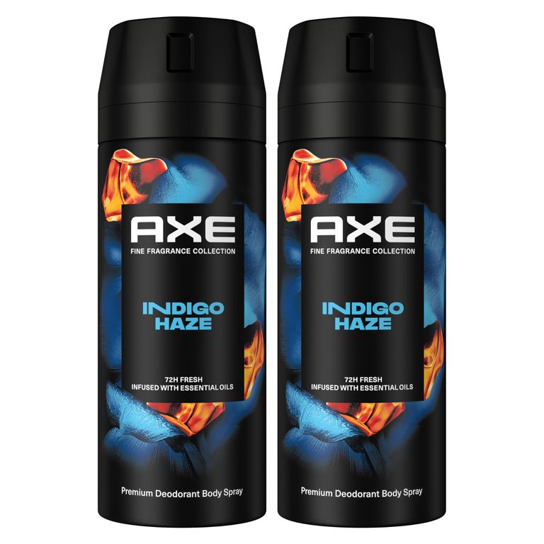 AXE Déodorant Homme Spray Indigo Haze Collection Prestige 2x150ml — Amazon