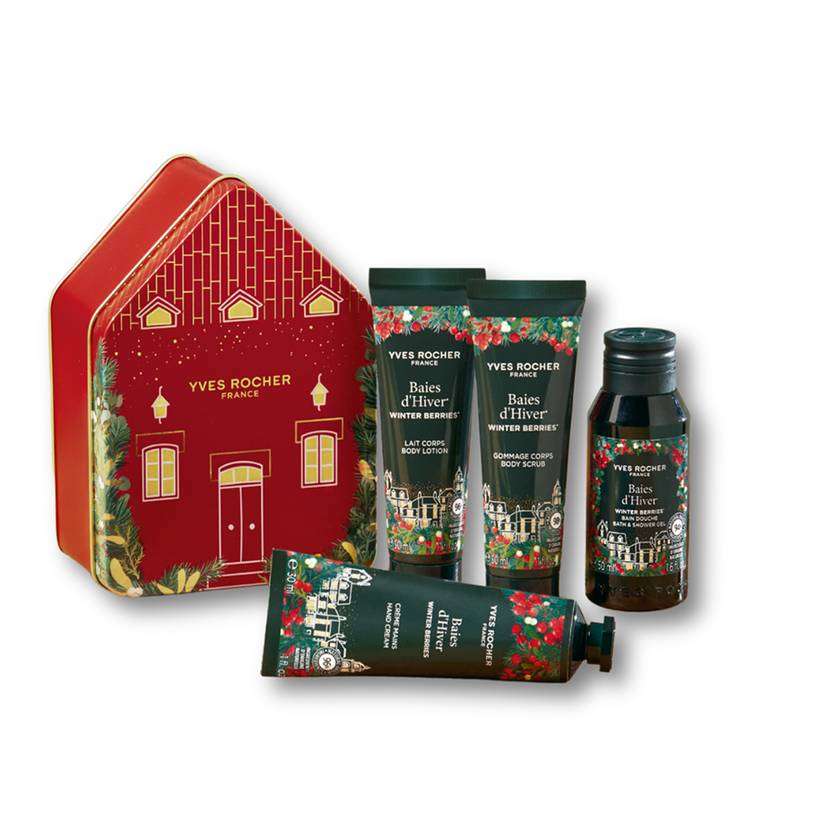 Trousse De Toilette / Vanity Yves Rocher - Thème Noël Ou Hiver - Couleur Blanc - Occasion