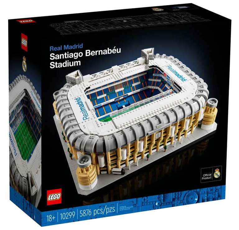 Jeu de construction Lego Icons 10299 - Le stade Santiago Bernabéu du Real Madrid