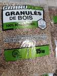 Sac de Granulés de bois - 15Kg (Via 3.23€ sur Carte Fidélité) - Sisteron (04)