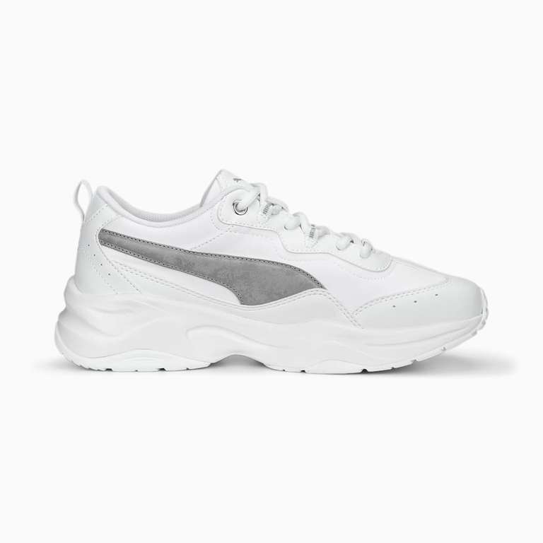 Sneakers Puma Cilia Space Metallics Femme - Blanc / gris - Du 35,5 au 42