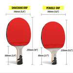 [Prime] Raquette de Ping-Pong Pro Spin en Fibre Carbone + Etui de Protection (Vendeur Tiers)