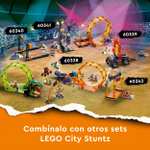 Jeu de construction Lego city 60338 Le looping du chimpanzé cogneur
