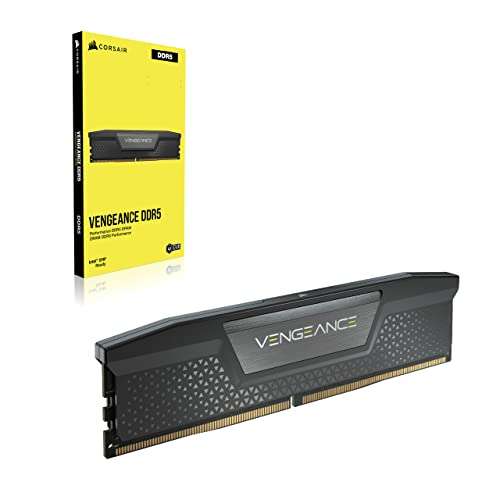 Kit mémoire RAM Corsair Vengeance CMK32GX5M2B6000C36 - 32 Go (2 x 16 Go), DDR5, 6000 Mhz, C36