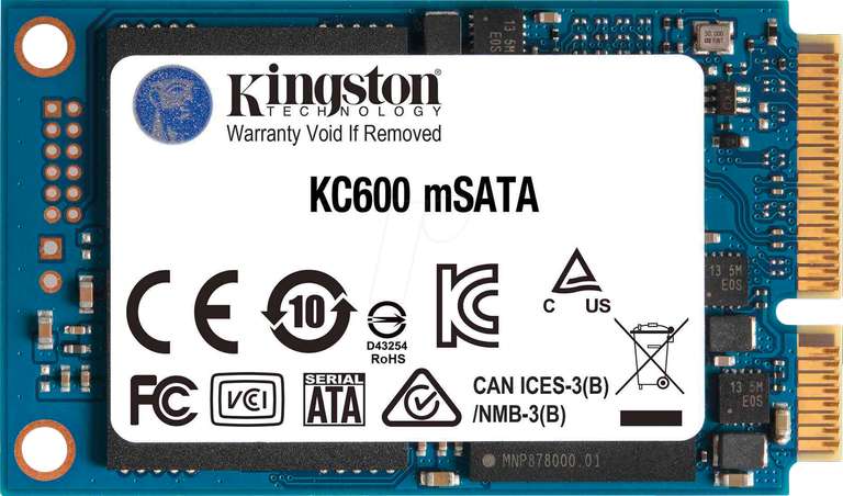 SSD MSATA Kingston KC600 - 1 tO