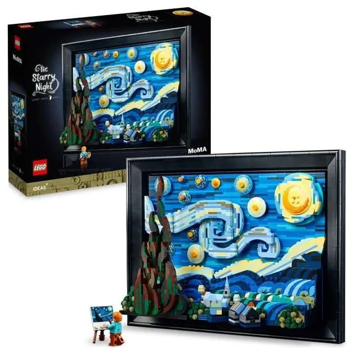LEGO Ideas 21333 Vincent Van Gogh - La Nuit Étoilée