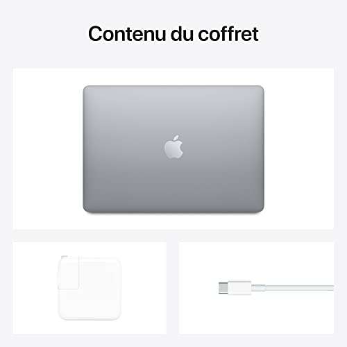 PC Portable 13" Apple MacBook Air (2020) - M1, 8 Go de RAM, SSD 256 Go