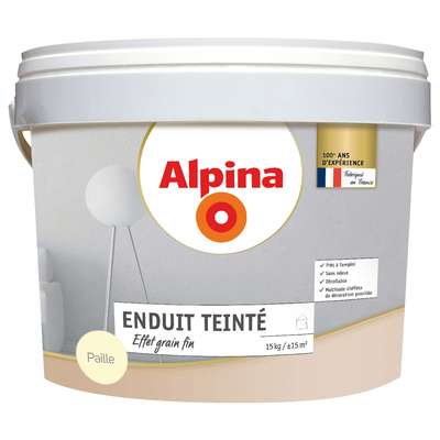 Crépi décoratif Alpina grain fin paille - 15kg