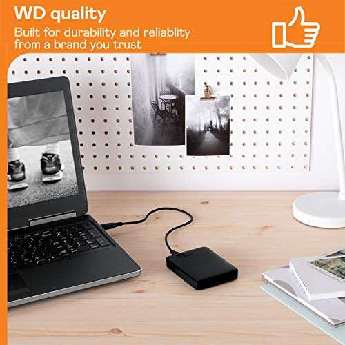 Disque dur externe 2.5" Western Digital WD Elements Portable - 5 To (WDBU6Y0050BBK-WESN)