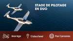 Sélection de stage de pilotage de pilotage et vol découverte, Ex: Stage 1 personnes en avion léger 40 minutes (Vendeur Tiers)