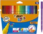Lot de 36 crayons de couleur Bic Kids Evolution + 18 feutres Bic Kids Visa