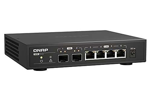Switch QNAP QSW-2104-2S - 2 ports 10GbE SFP+ et 4 ports 2,5GbE RJ45