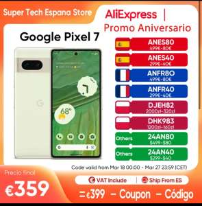 Smartphone Google Pixel 7 - 8 Go + 128 Go, 256 Go, Version globale, 5G