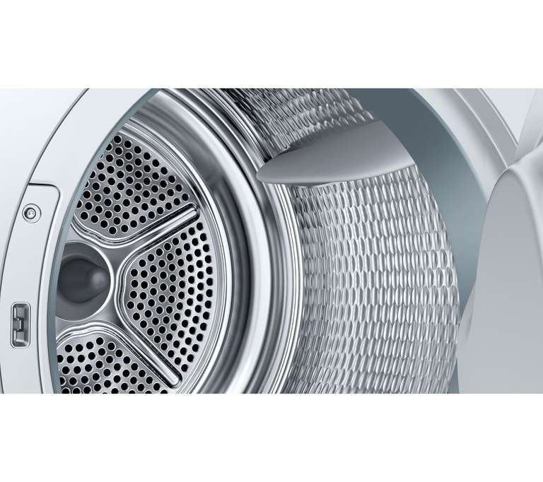 Sèche-linge pompe à chaleur Bosch WQG233D0FR SER6 - 8 kg, blanc (via ODR 100€)