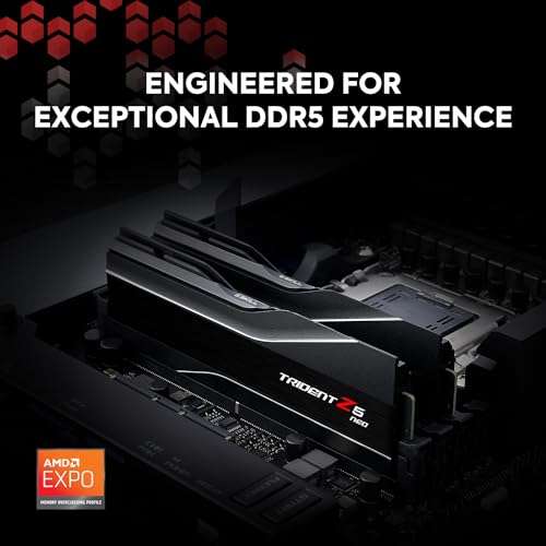 Kit mémoire Ram DDR5 G.Skill (‎F5-6000J3038F16GX2-TZ5N) Trident Z5 Neo  Series 32 Go (2x 16 Go) - 6000 MHz, CL30 (Vendeur Tiers) –