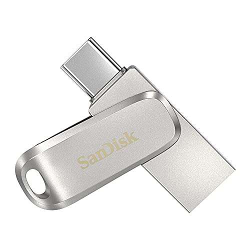 Clé USB 3.1 SanDisk Ultra Luxe - 128 Go, double connectique USB A & C