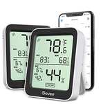 Pack de 2 Thermomètres Hygromètre Govee - Écran LCD, Contrôle via Bluetooth, Stockage de données (Vendeur tiers)