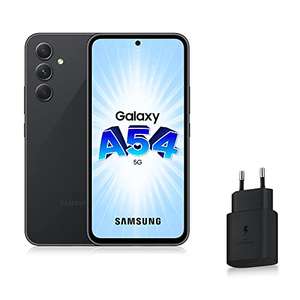 Smartphone 6,4" Samsung Galaxy A54 5G - Dynamic AMOLED, 120 Hz, 8 Go de RAM, 128 Go + Chargeur 25W offert (Via 50€ d'ODR)