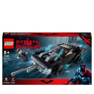 Jeu de construction Lego Batman La Batmobile : à la poursuite du Pingouin (392 pièces, 2 figurines, 76181)