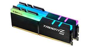 Kit mémoire RAM G.Skill Trident Z RGB (F4-3600C16D-16GTZRC) - 16 Go (2 x 8 Go), DDR4, 3600 Mhz, C16