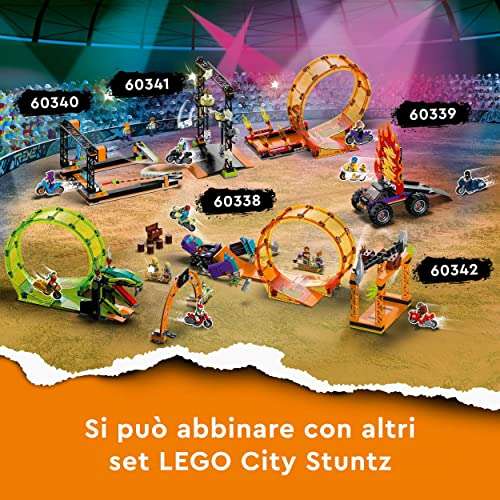 Jouet Lego City Stuntz Le Looping du Chimpanzé Cogneur 60338