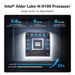 Mini PC Beelink Mini S12 Pro - Alder Lake-N N100, 16 Go de RAM DDR4, 500 Go de SSD (Via Coupon - Vendeur Tiers)